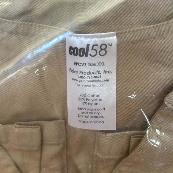 Polar Products Kool Max adjustable front zip cooling vest size XXL - Picture 5 of 12